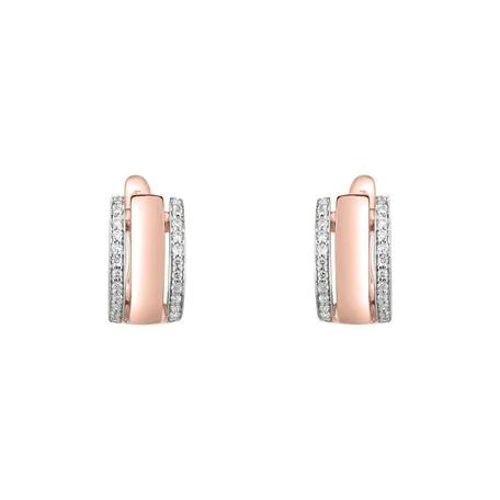 Diamond earrings Amazing Symetry