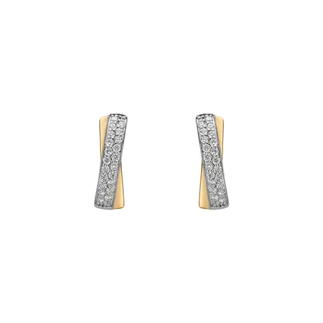 Diamond earrings Sparkling Mosaic