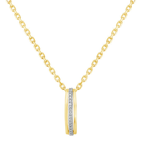 Diamond pendant Elegant Line