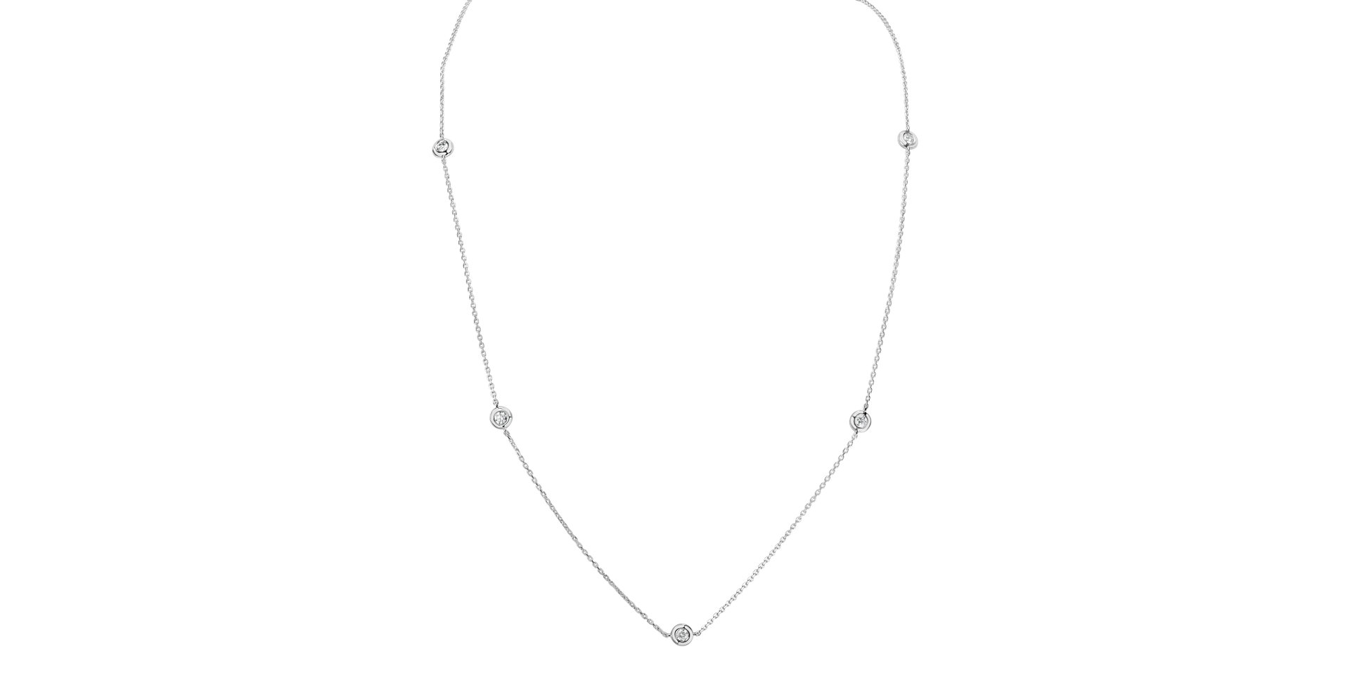 Diamond necklace Sparkling Dots