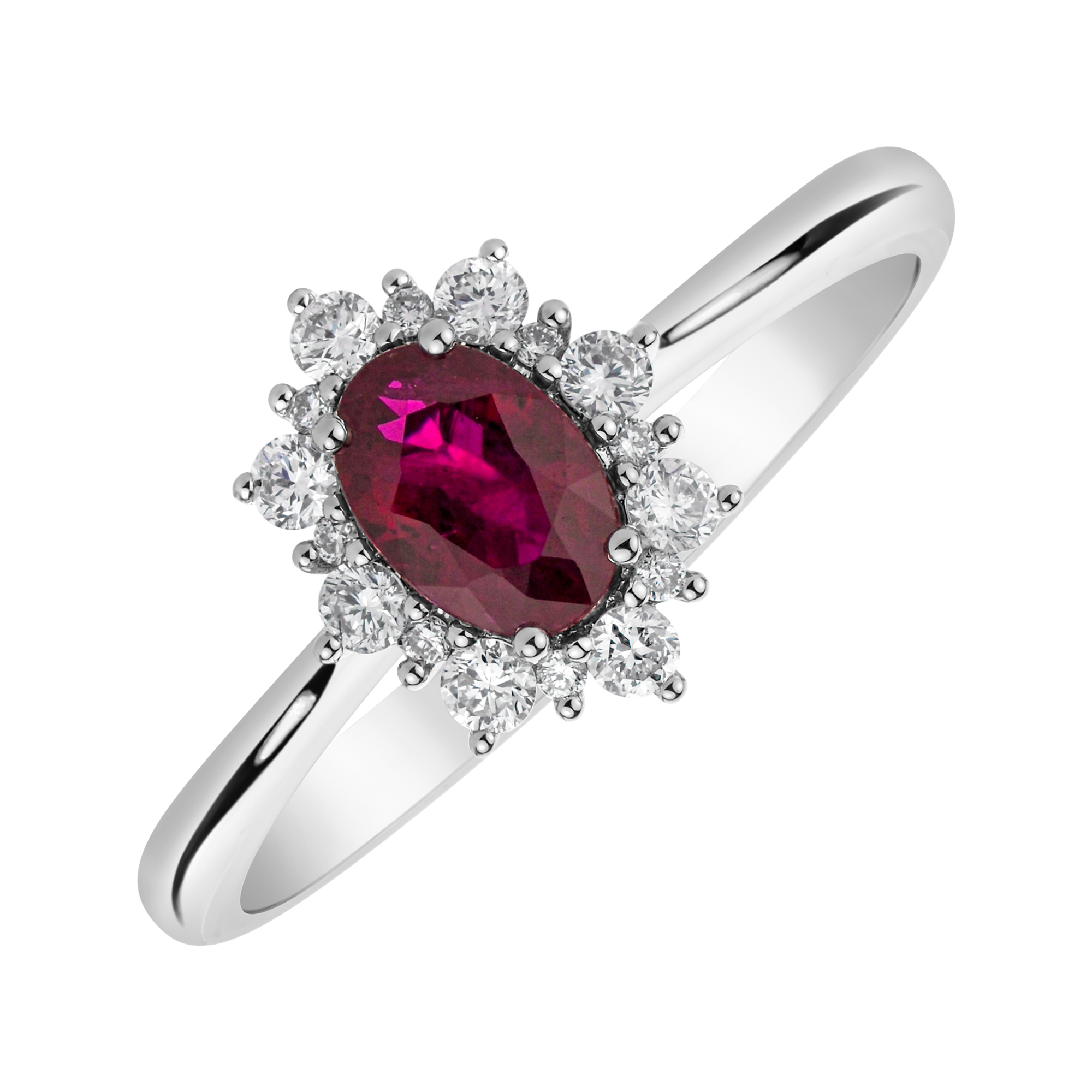Diamond ring with Ruby Princess | ALO