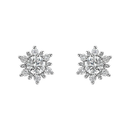 Diamond earrings Snow Star
