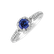 Diamond ring with Tanzanite Isabelle4