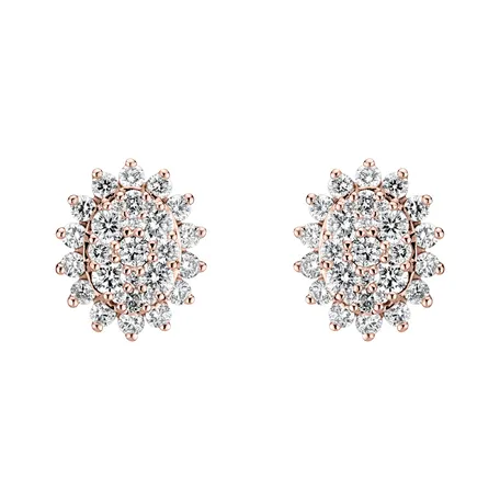 Diamond earrings Midnight Star