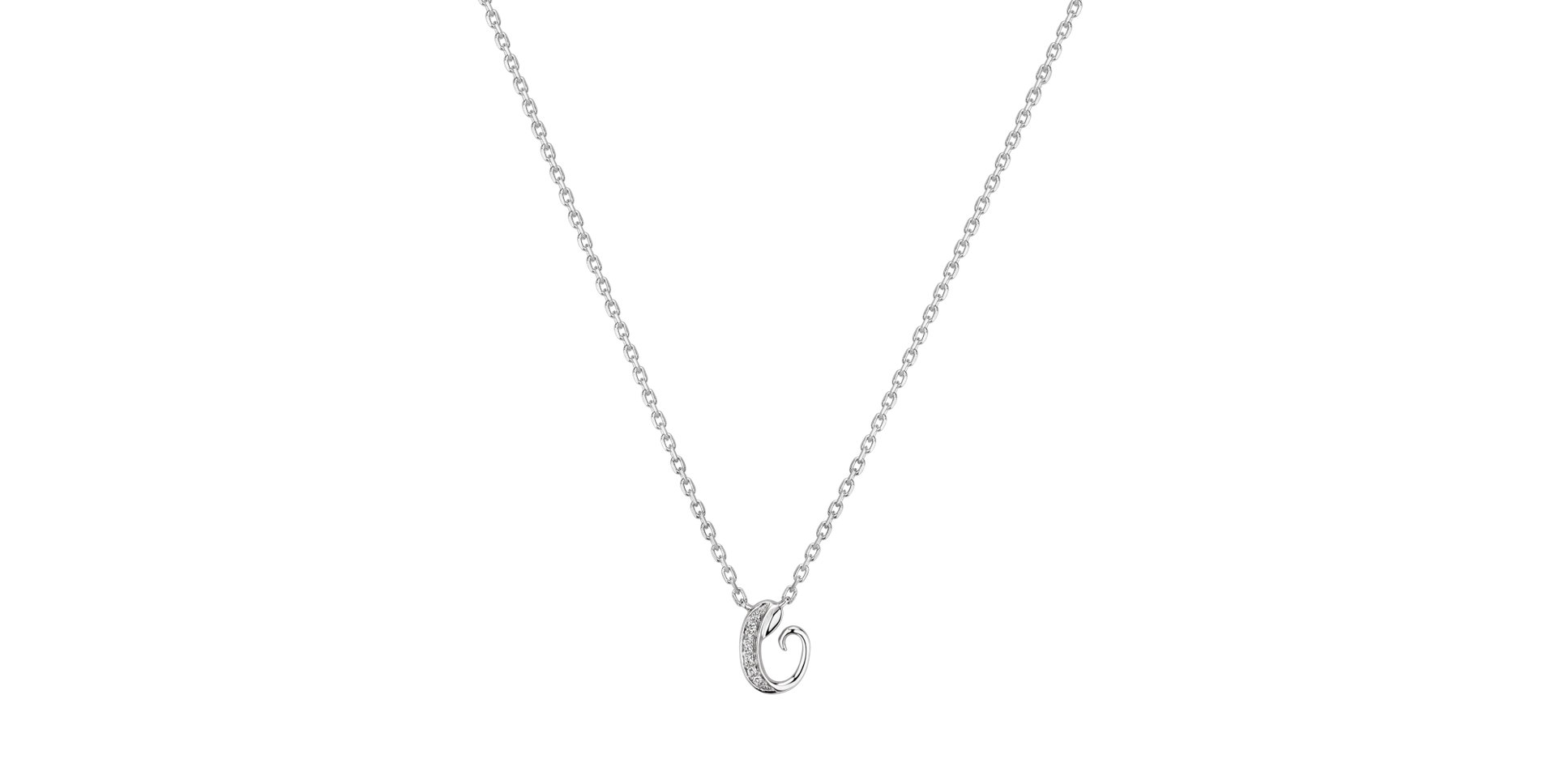 Diamond necklace Curly Diamonds C