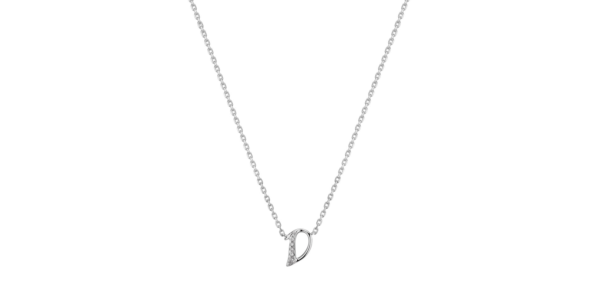 Diamond necklace Curly Diamonds D