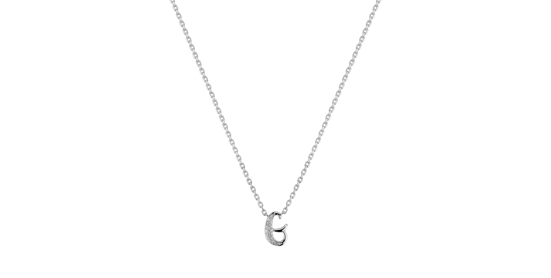Diamond necklace Curly Diamonds G