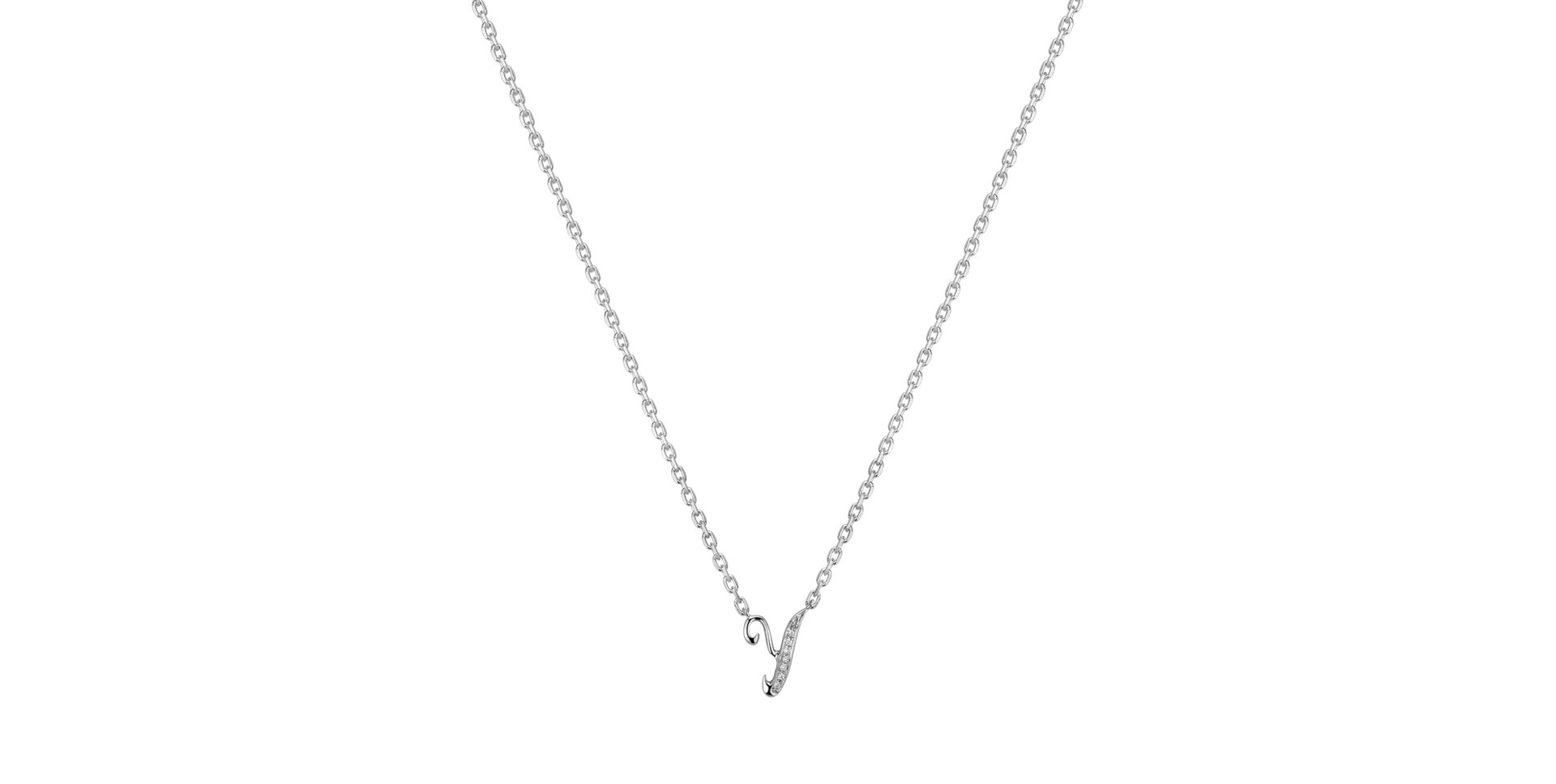 Diamond necklace Curly Diamonds Y