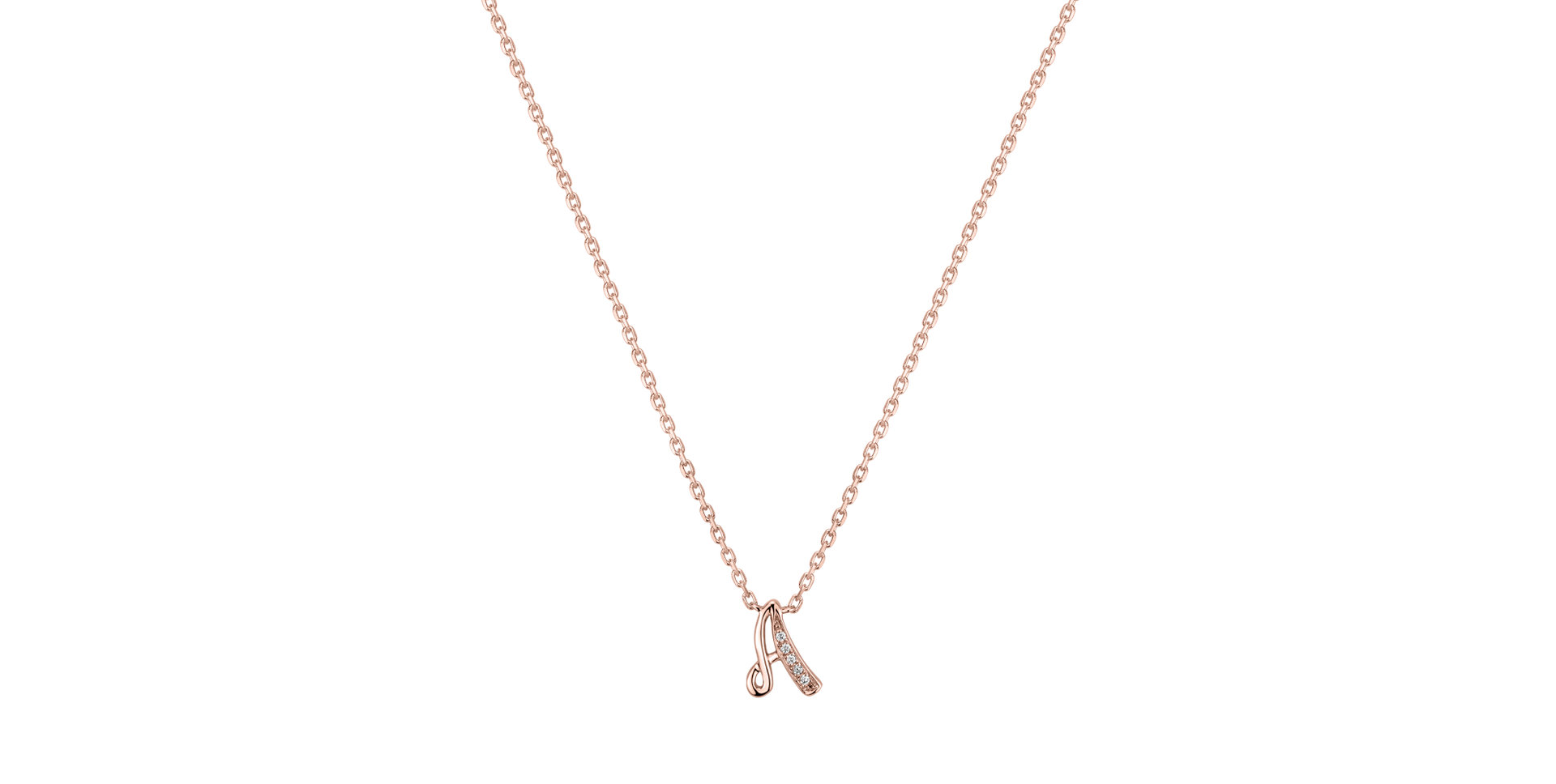 Diamond necklace Curly Diamonds A