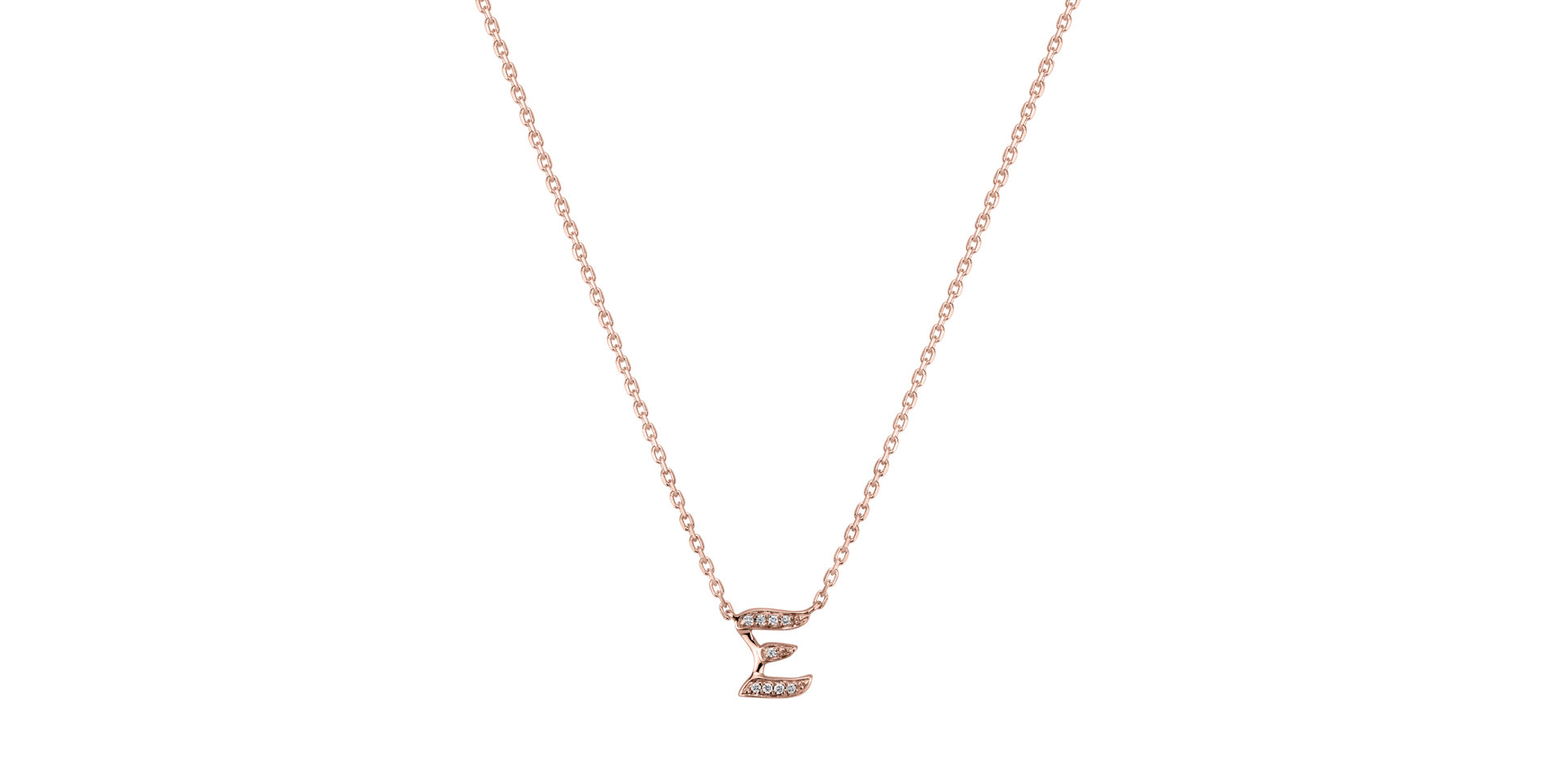 Diamond necklace Curly Diamonds E