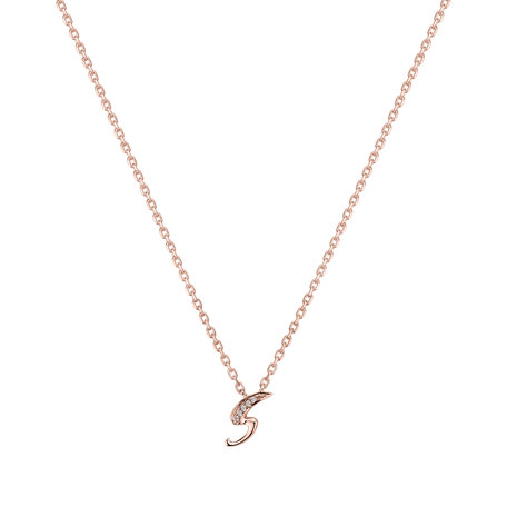 Diamond necklace Curly Diamonds S