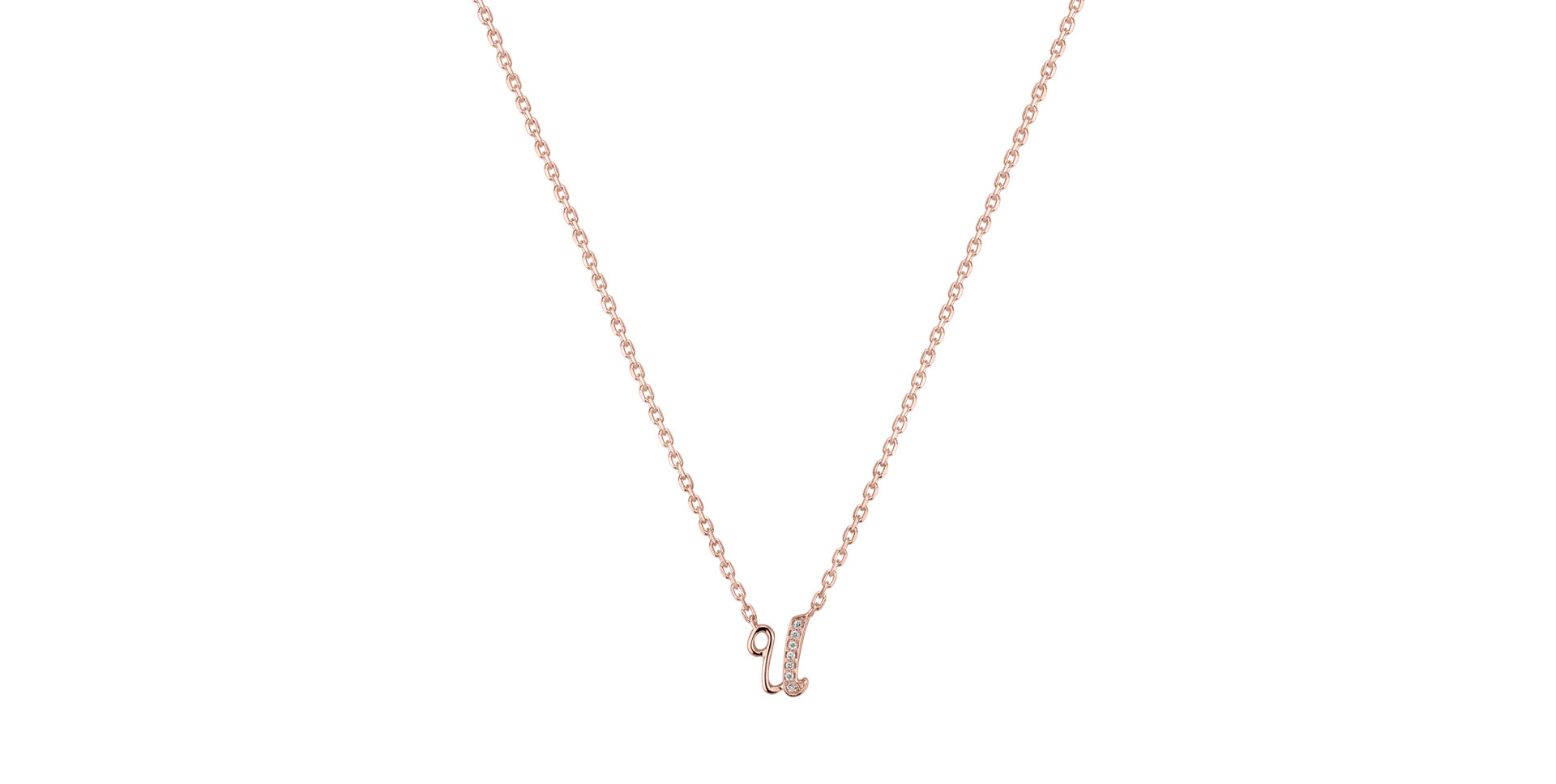 Diamond necklace Curly Diamonds U