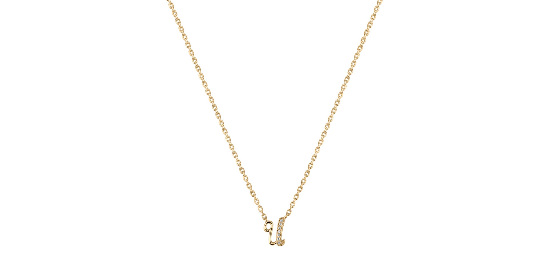 Diamond necklace Curly Diamonds U