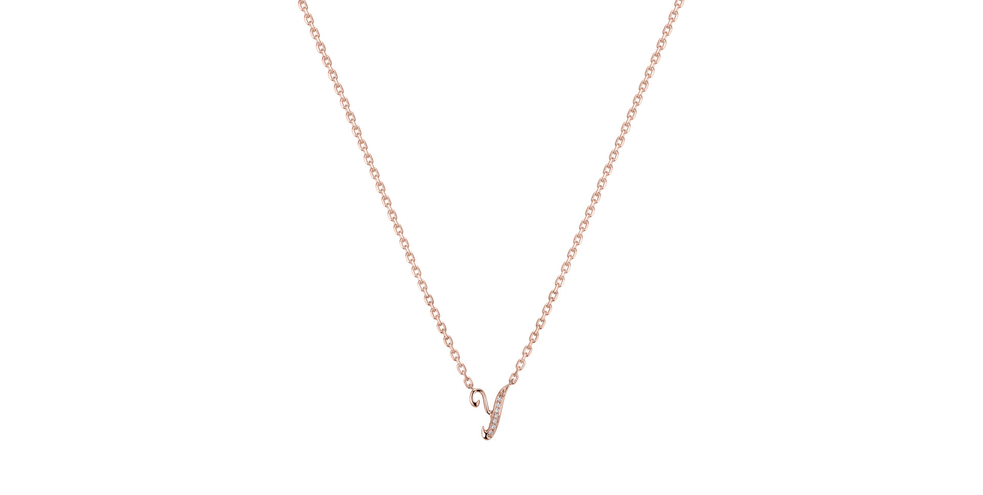 Diamond necklace Curly Diamonds Y