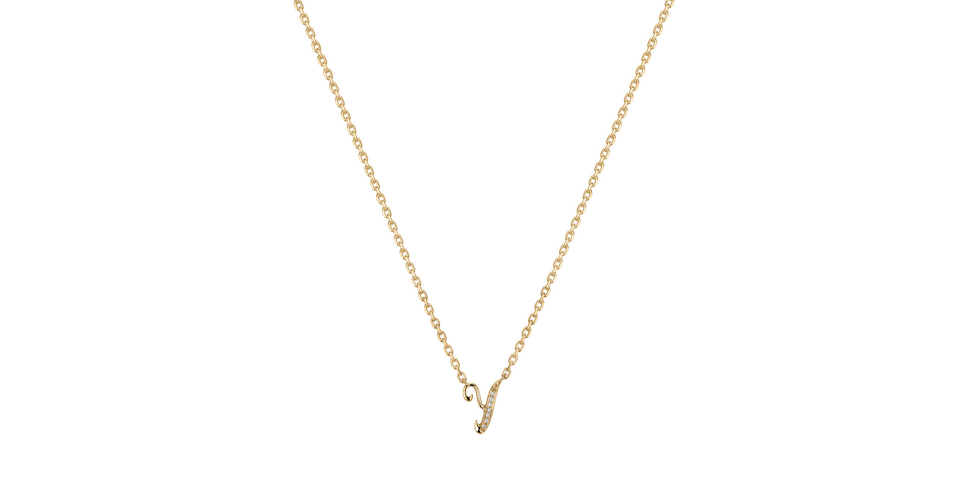 Diamond necklace Curly Diamonds Y