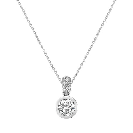 Diamond pendant Delicate Drop
