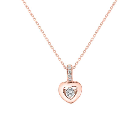 Diamond pendant Petite Heart