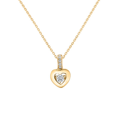 Diamond pendant Petite Heart