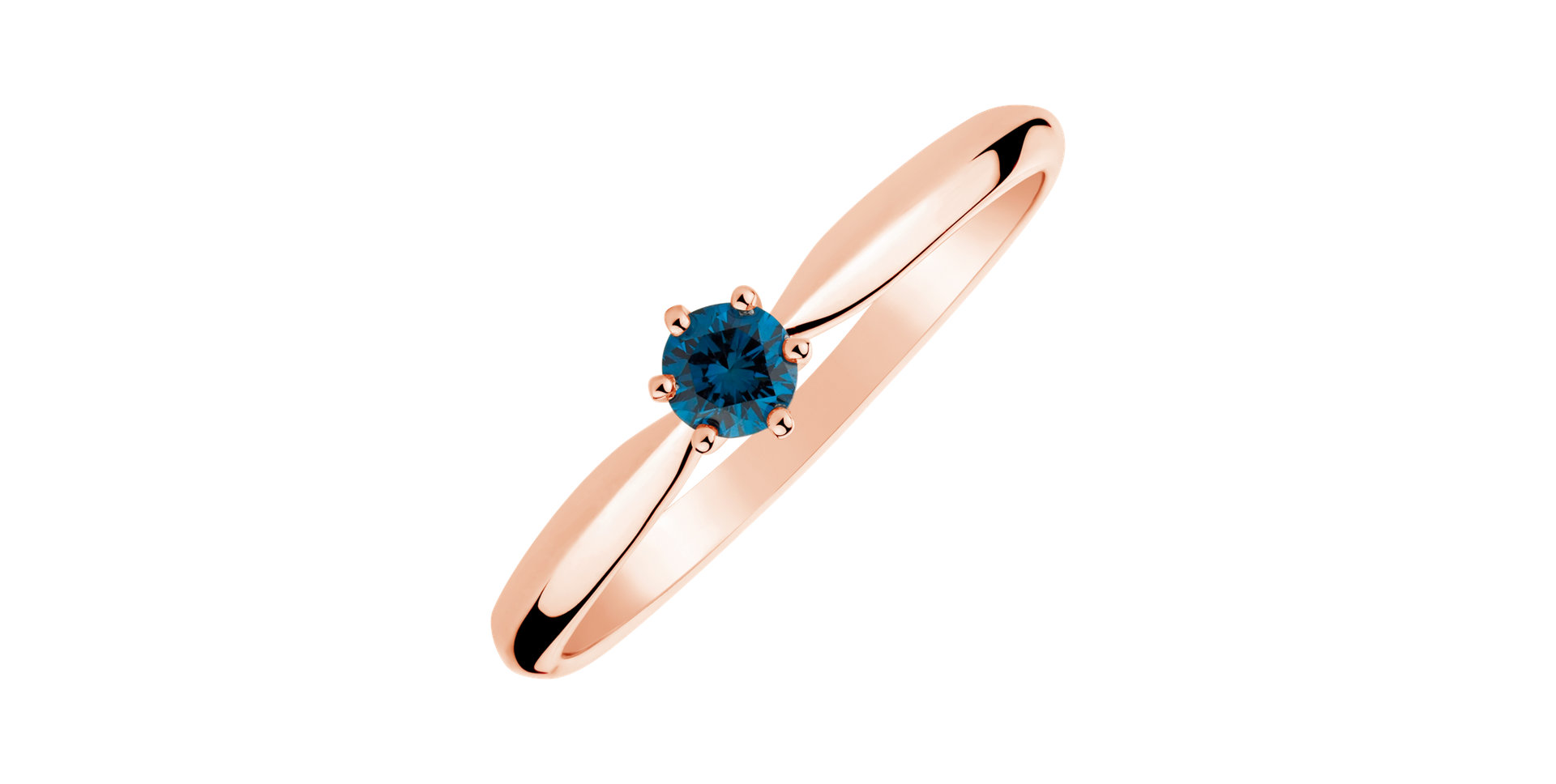 Ring with blue diamonds Eternal Joy