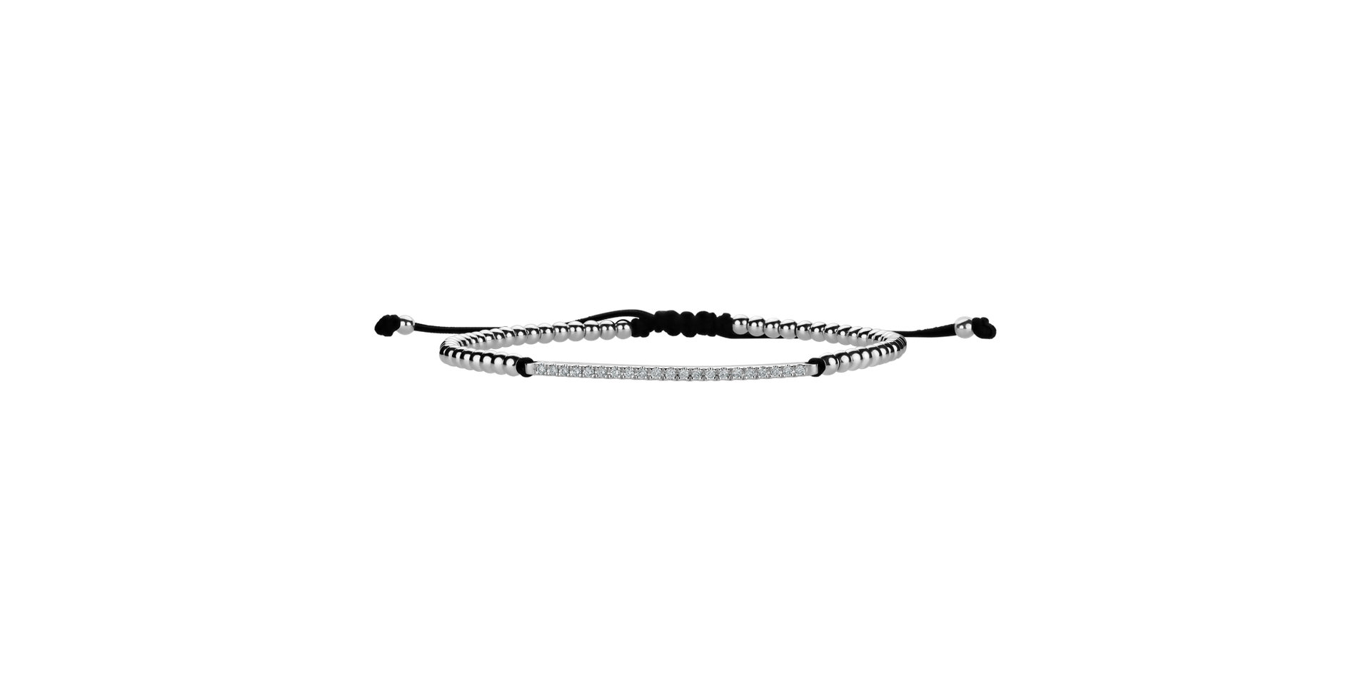 Bracelet with diamonds Shamballa