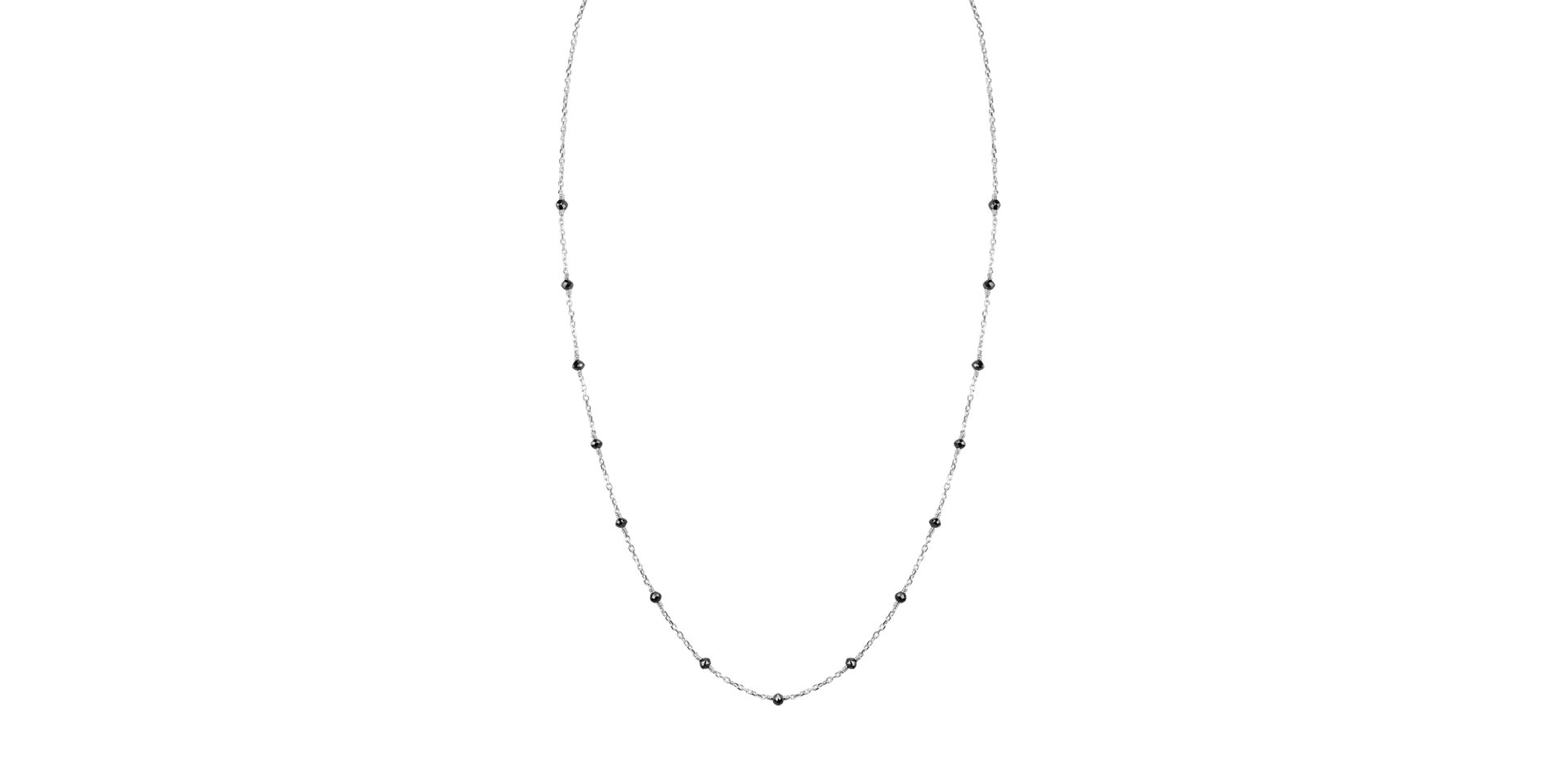 Necklace with black diamonds Dark Harmony