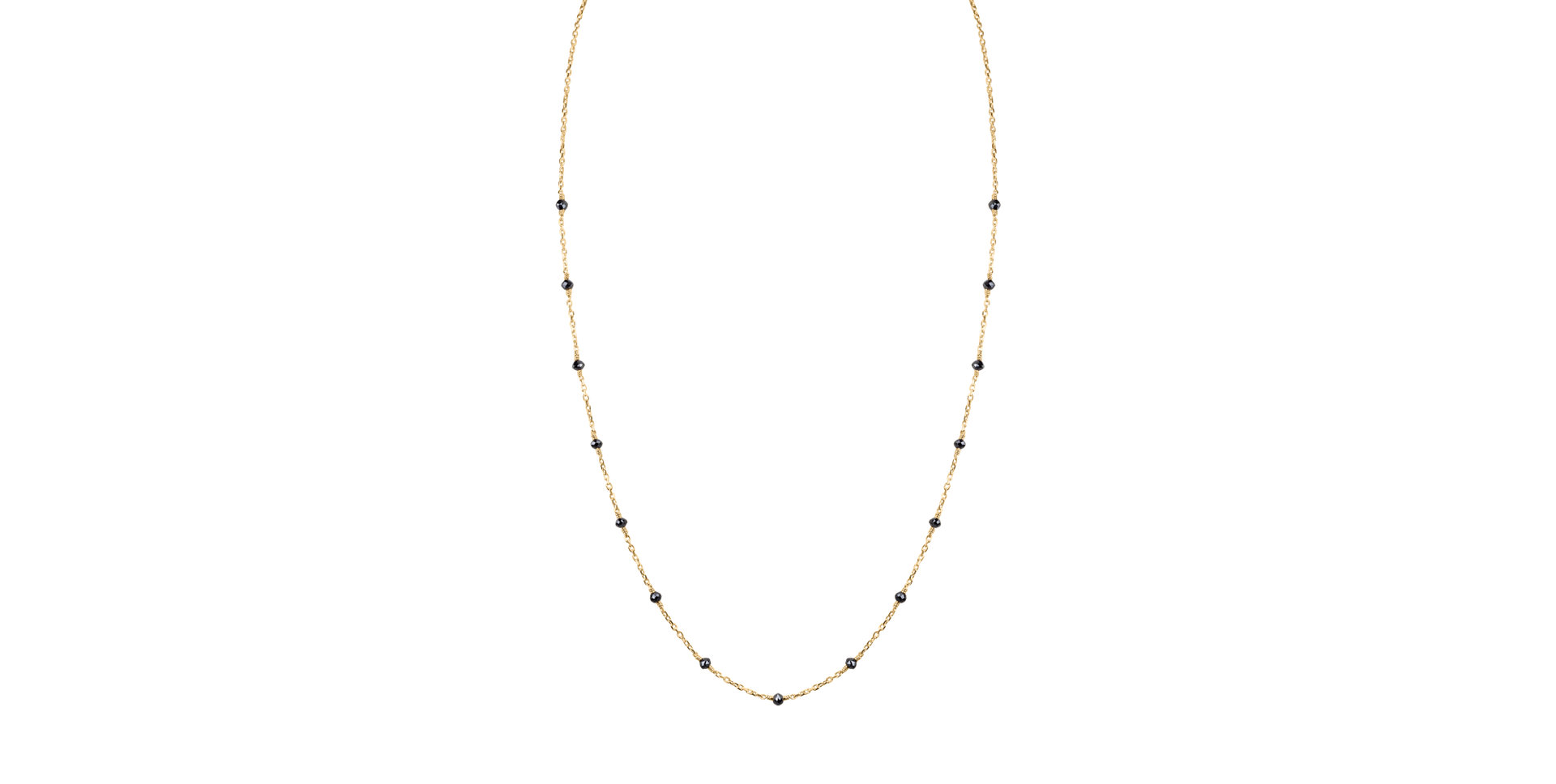 Necklace with black diamonds Dark Harmony