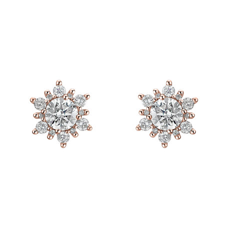 Diamond earrings Snow Star
