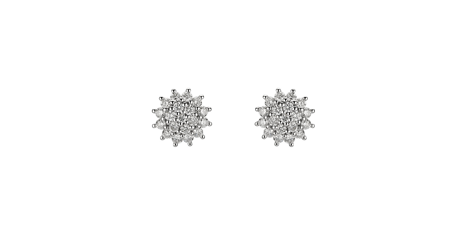 Diamond earrings Midnight Sun