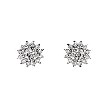 Diamond earrings Midnight Sun