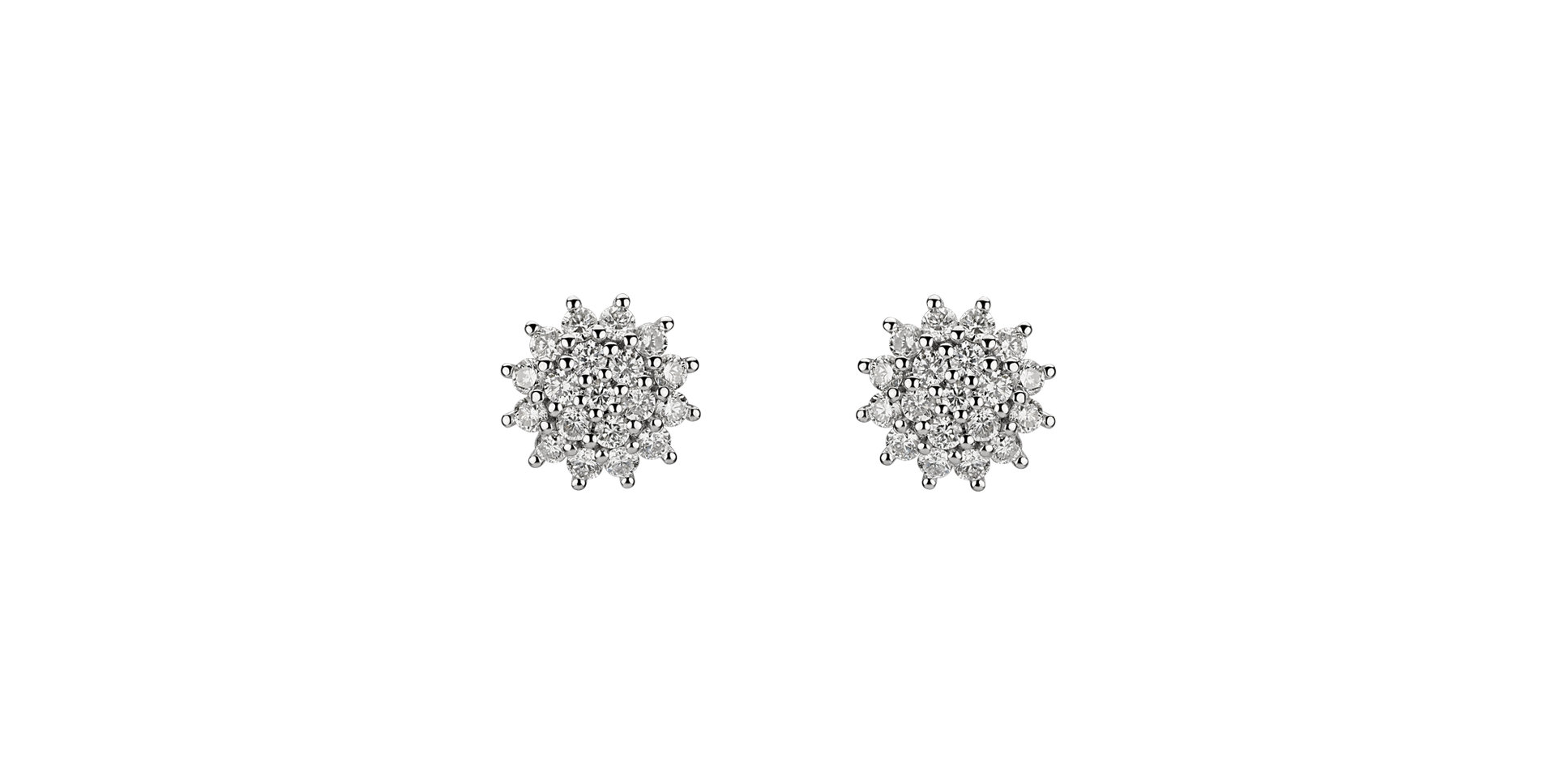 Diamond earrings Midnight Sun