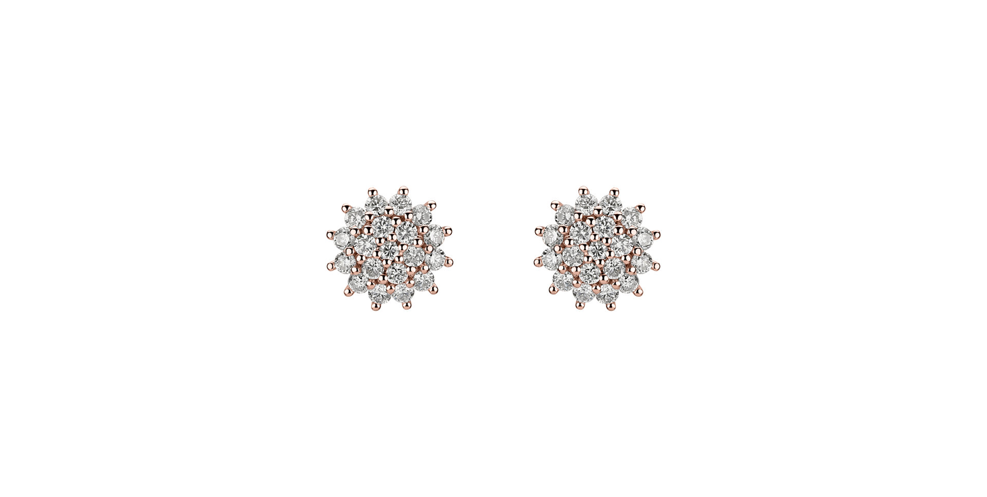 Diamond earrings Midnight Sun