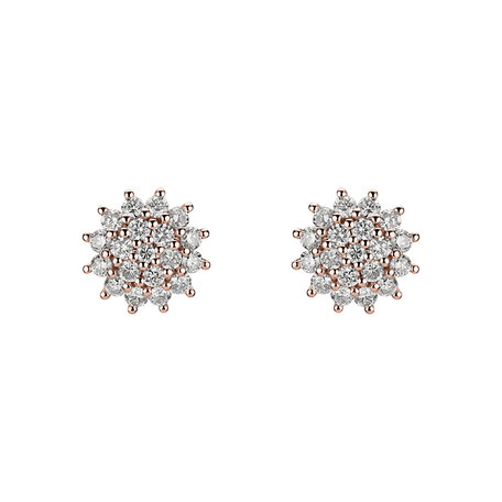 Diamond earrings Midnight Sun