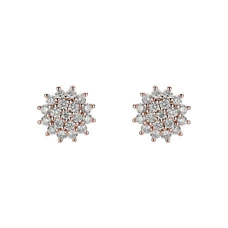 Diamond earrings Midnight Sun