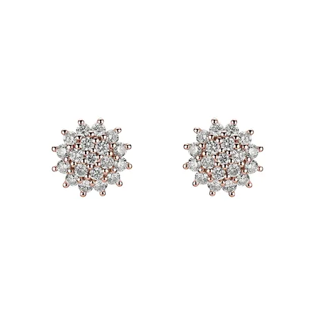 Diamond earrings Midnight Sun
