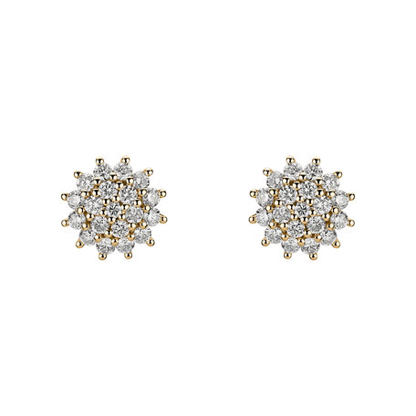 Diamond earrings Midnight Sun