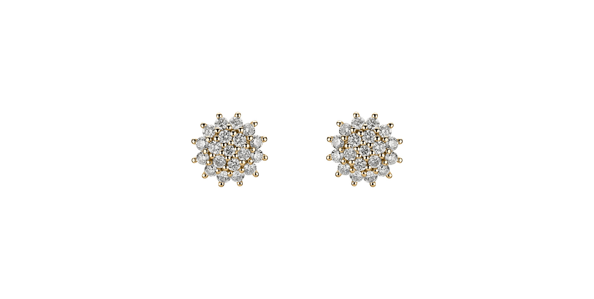 Diamond earrings Midnight Sun