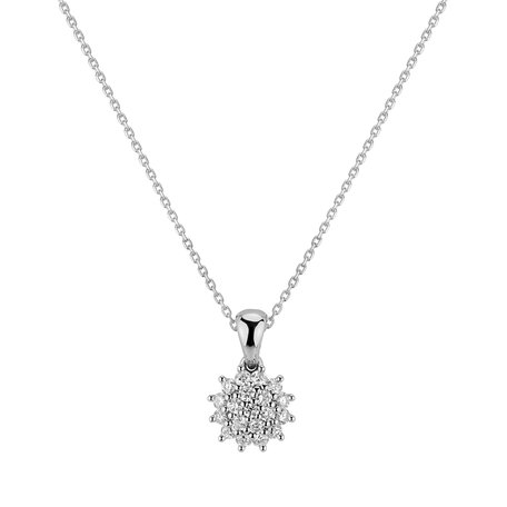 Diamond pendant Midnight Sun