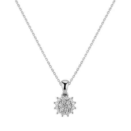 Diamond pendant Midnight Sun