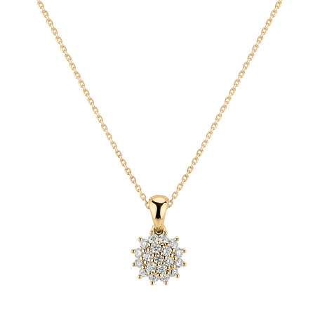 Diamond pendant Midnight Sun