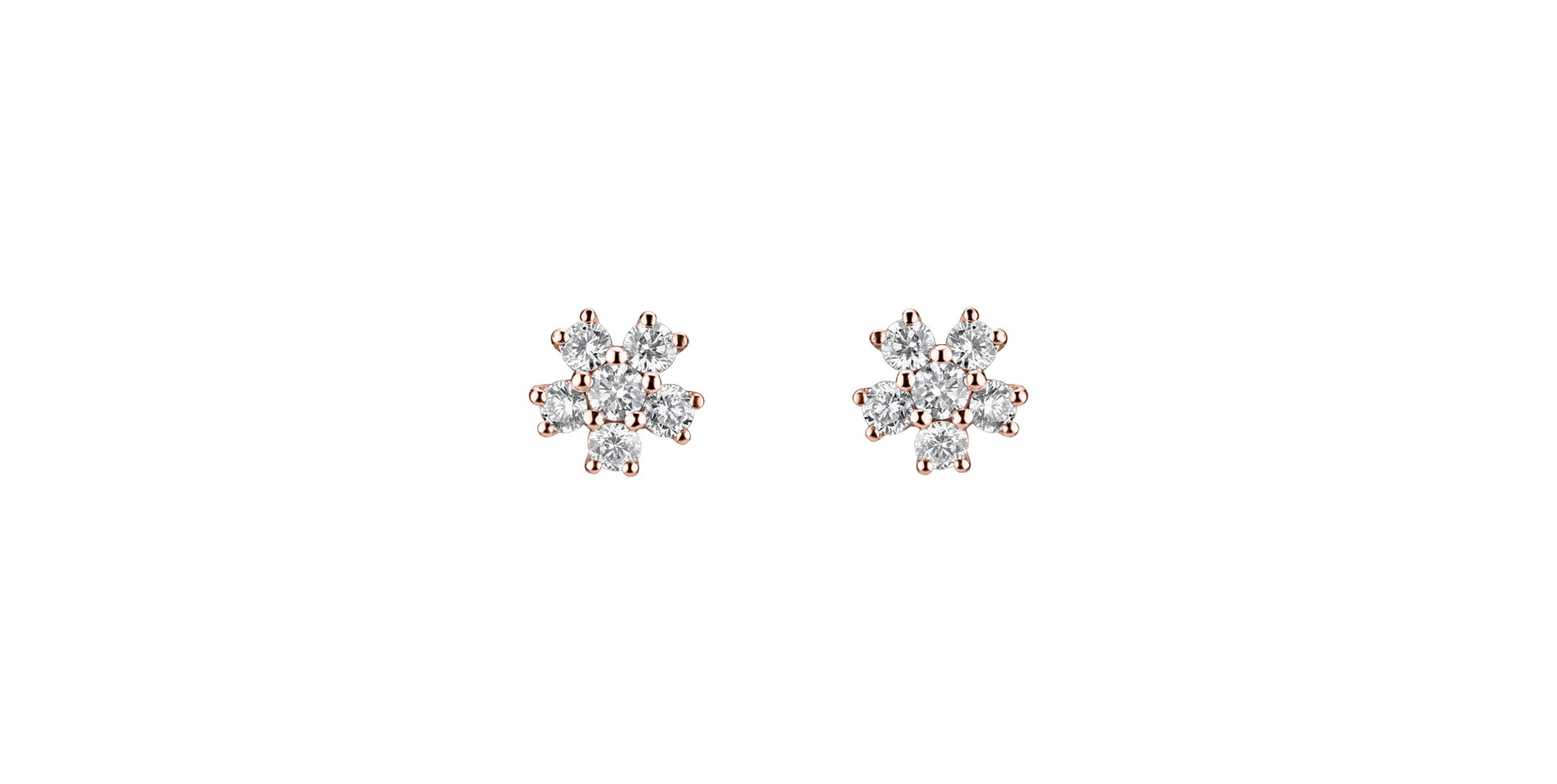 Diamond earrings Sparkless