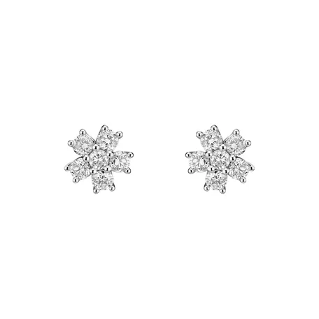 Diamond earrings Sparkless