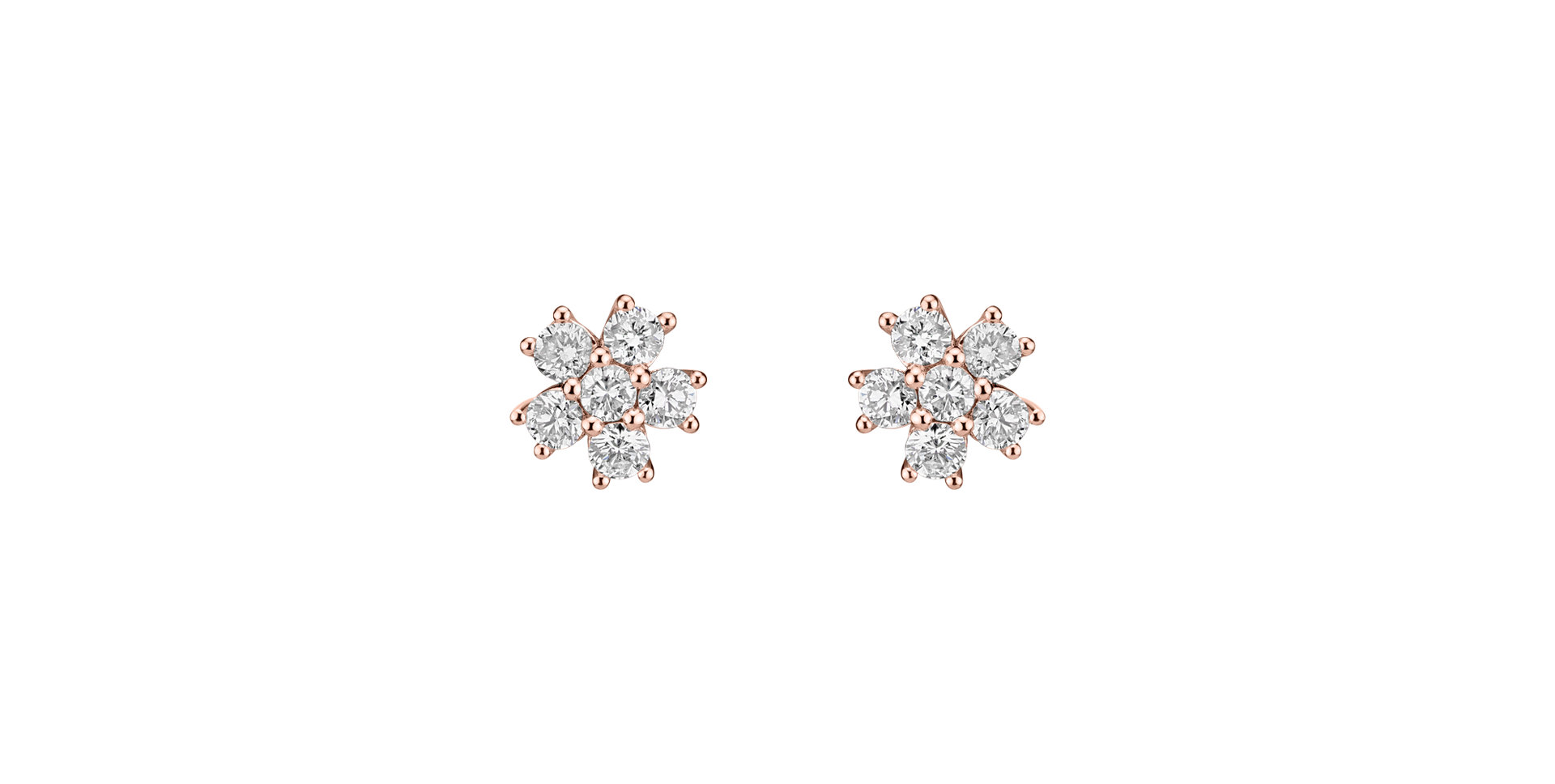 Diamond earrings Sparkless