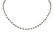Necklace with black diamonds Dark Melody3