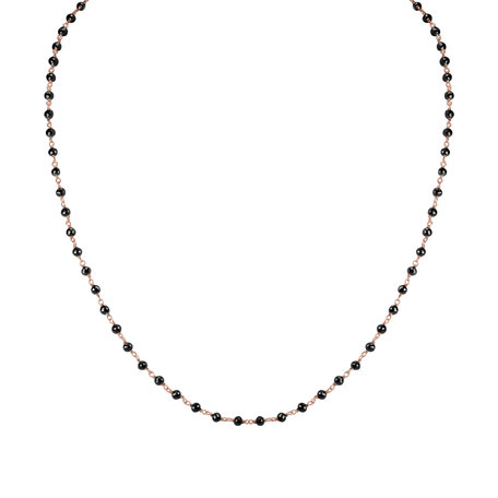 Necklace with black diamonds Dark Melody