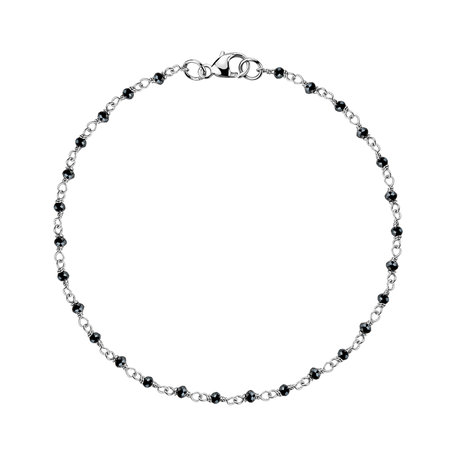 Bracelet with black diamonds Dark Melody