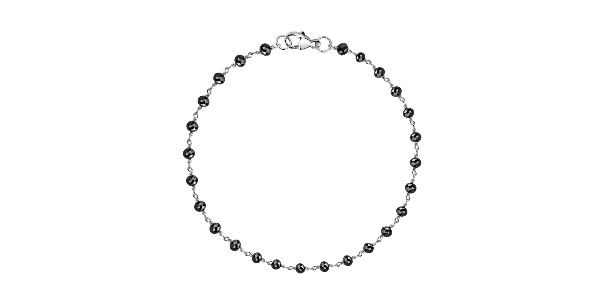 Bracelet with black diamonds Dark Melody