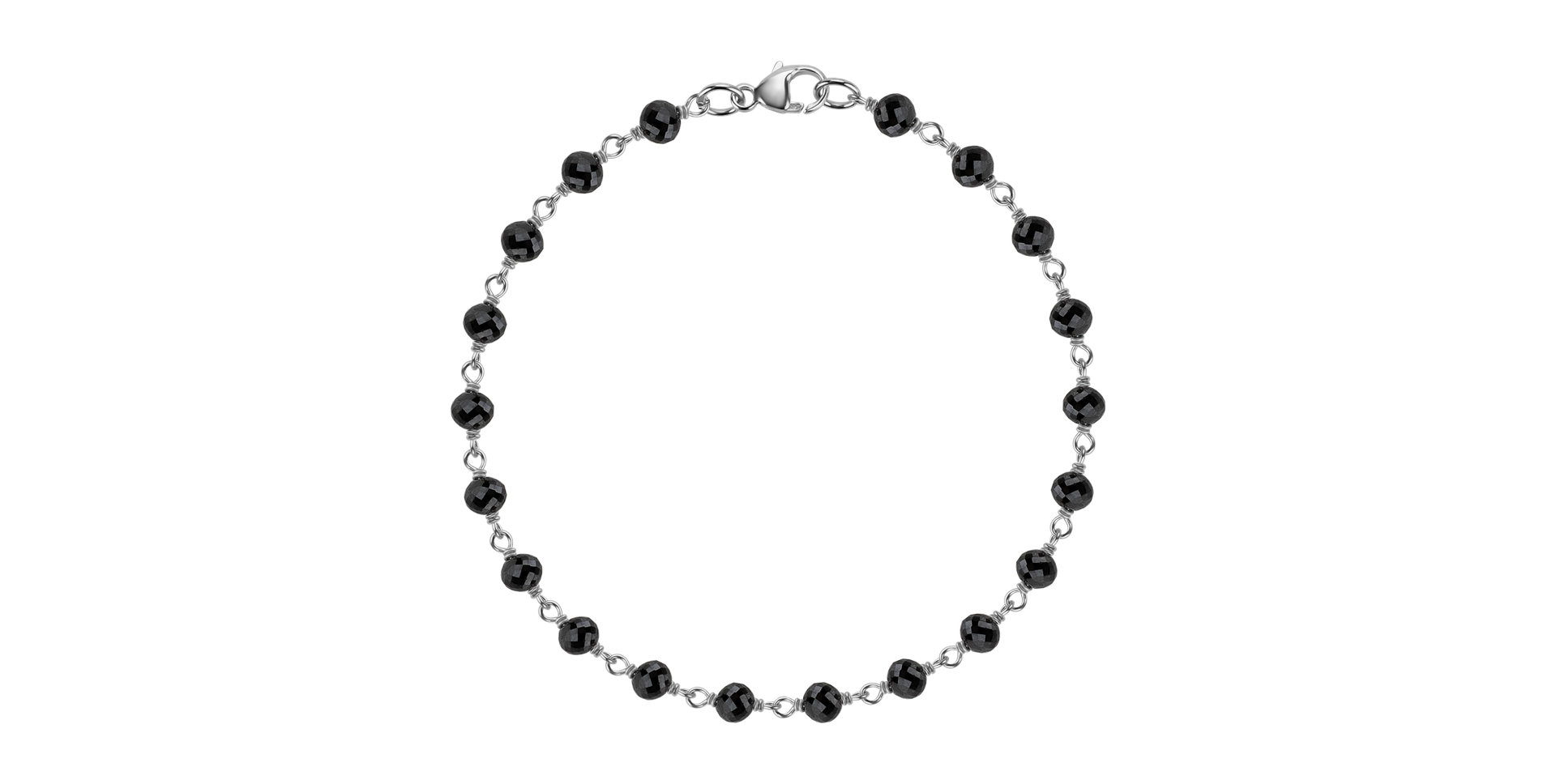 Bracelet with black diamonds Dark Melody