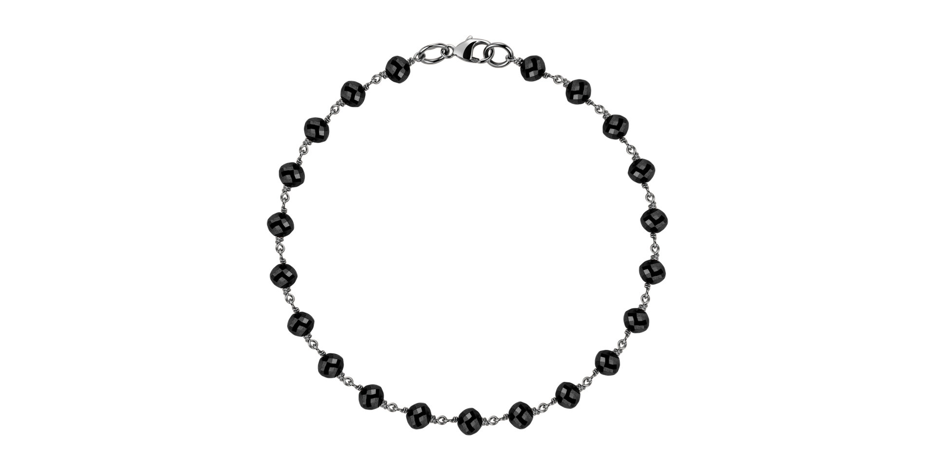 Bracelet with black diamonds Dark Melody