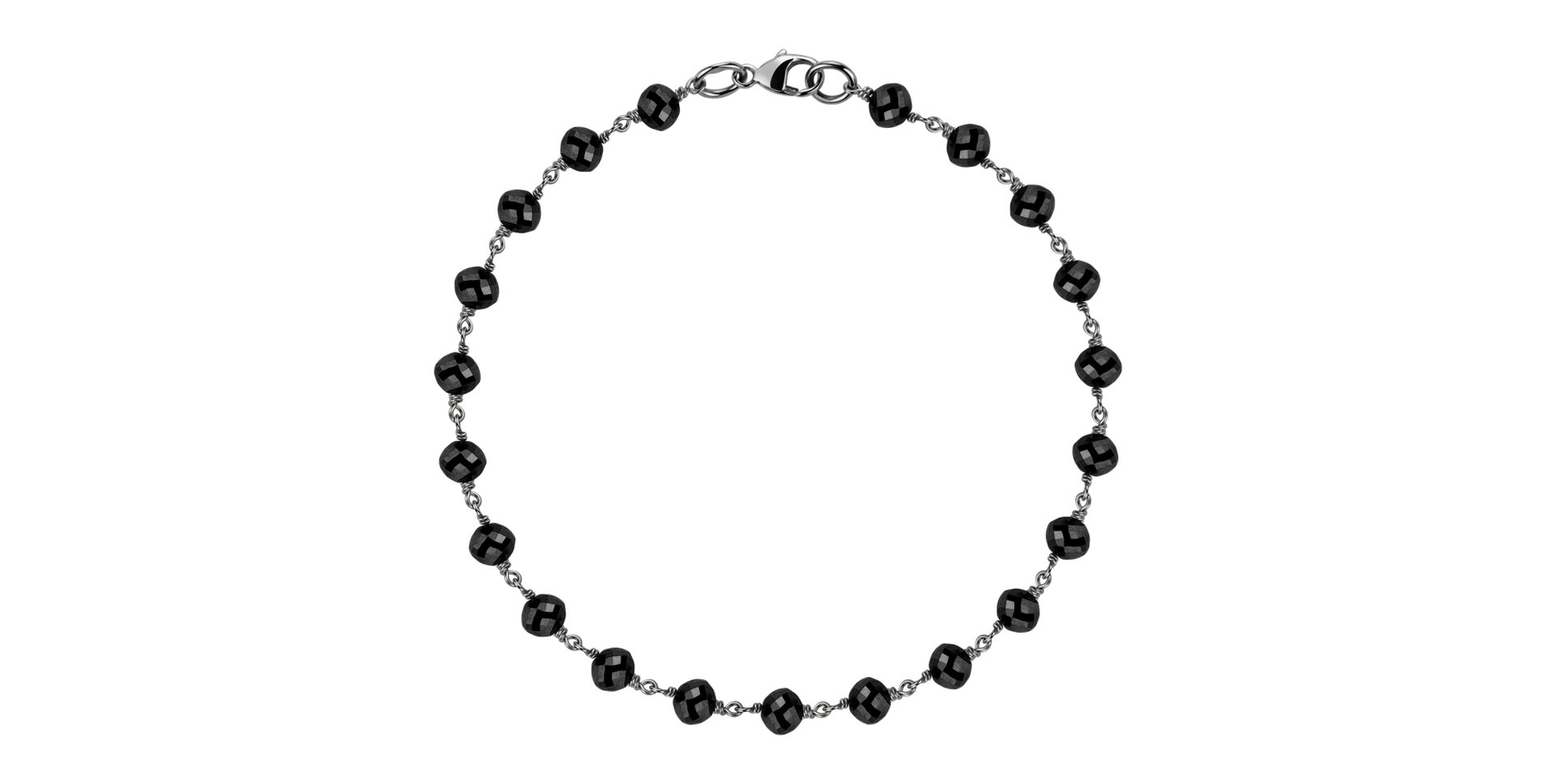 Bracelet with black diamonds Dark Melody