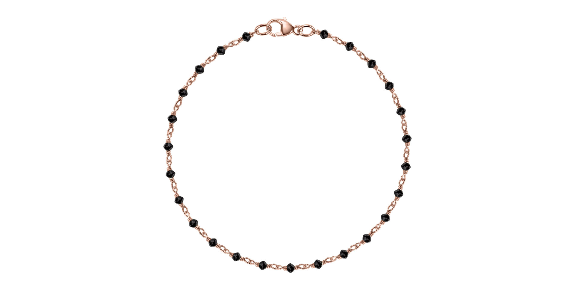 Bracelet with black diamonds Dark Melody